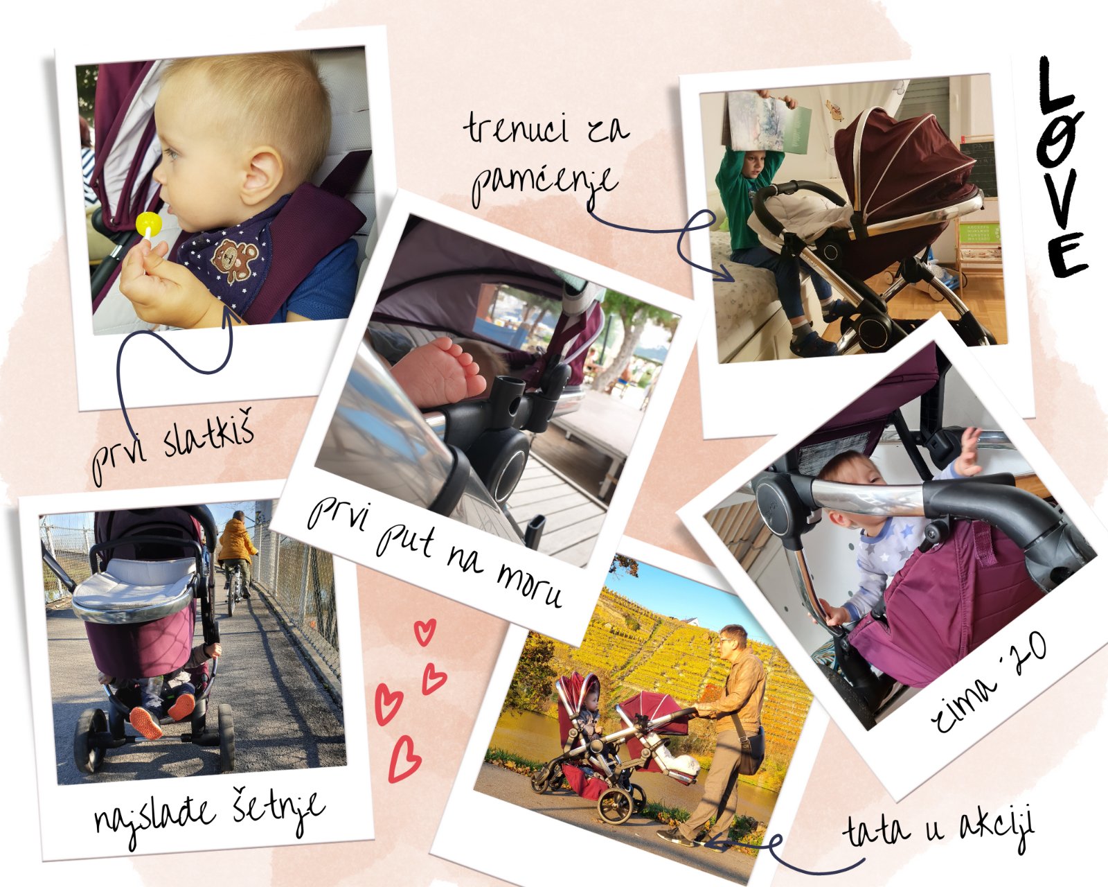 ICandy New Peach Damson uspomene Strollerica 