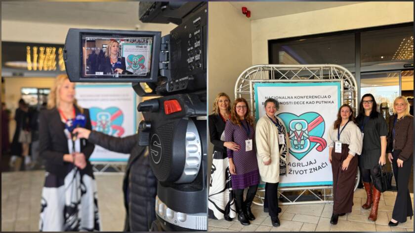  „Grupna fotografija panelista konferencije o sigurnosti djece u prometu s temama edukacije i prevencije“